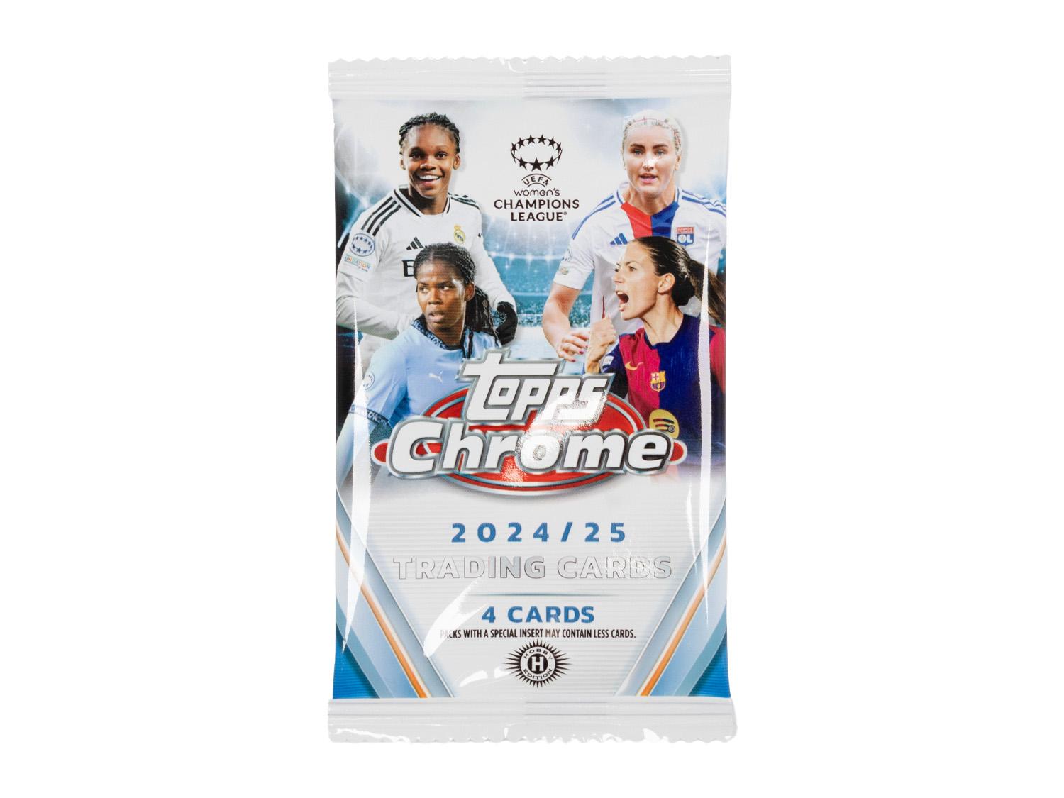 2024/25 Topps Chrome UEFA Women's Champions League Soccer Hobby