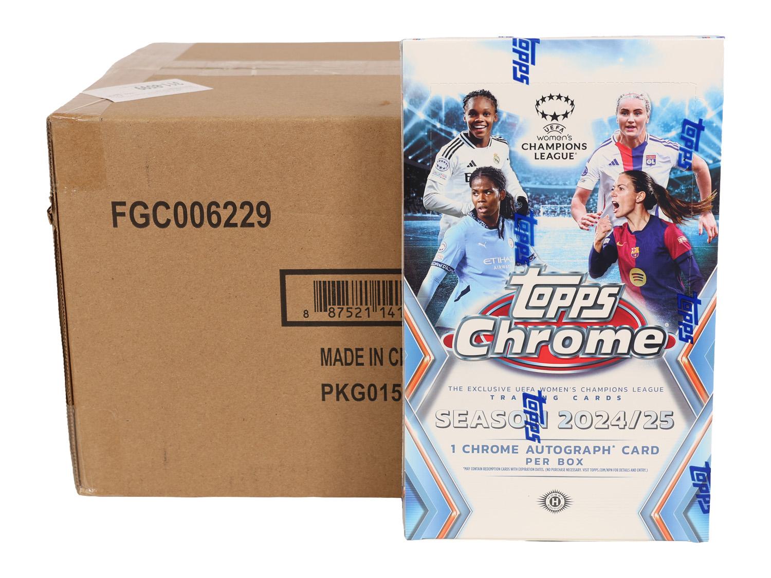 2024/25 Topps Chrome UEFA Women's Champions League Soccer Hobby 12