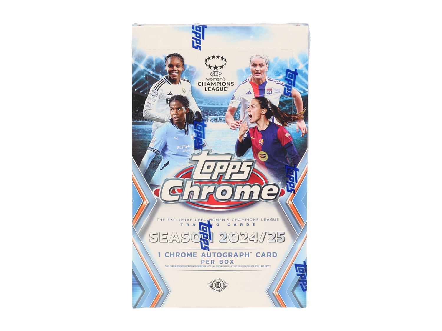 2024/25 Topps Chrome UEFA Women's Champions League Soccer Hobby