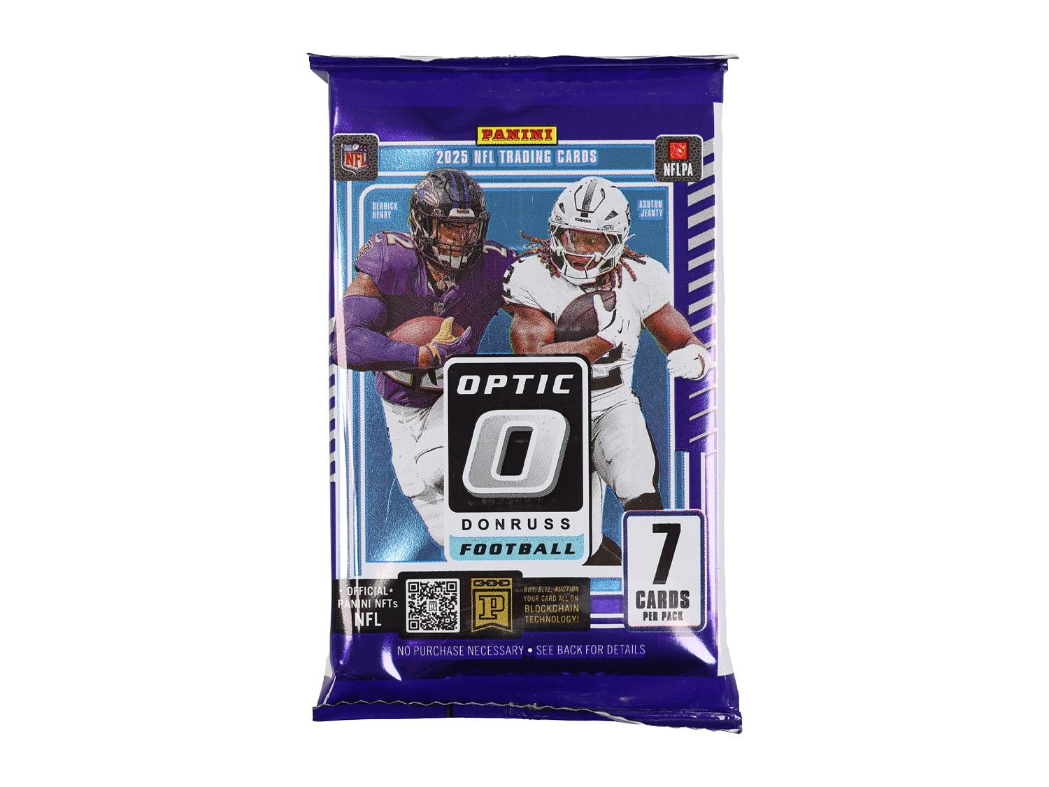 2025 Panini Donruss Optic Football Mega Pack (Blue Hyper Parallels