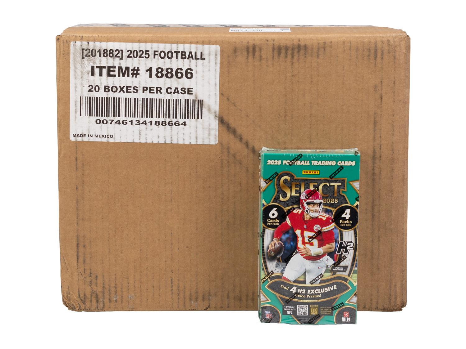 2025 Panini Select Football H2 20-Box Case | DA Card World