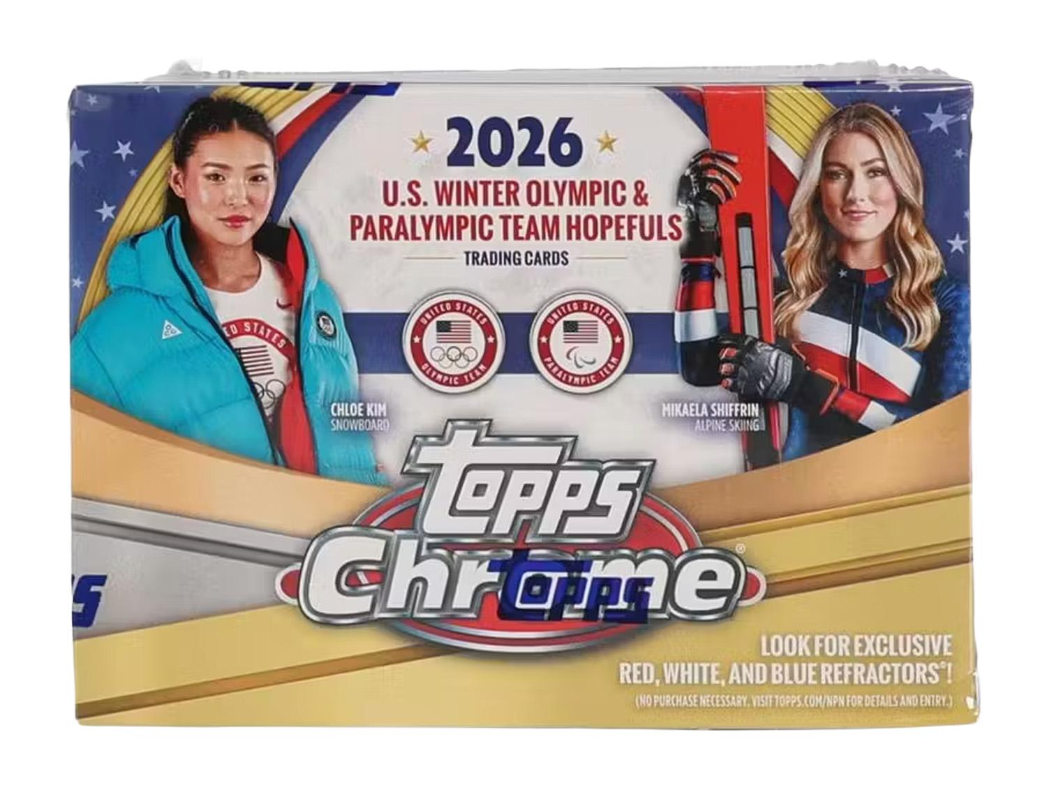 2026 Topps Chrome U.S. Olympics Blaster Box | DA Card World