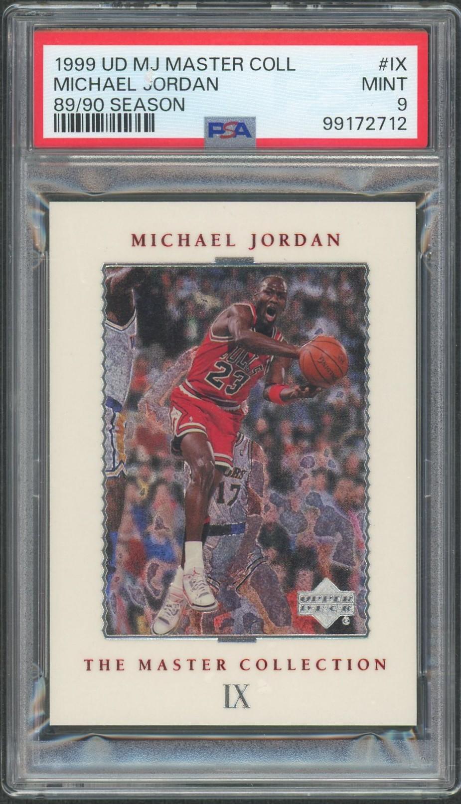 1999 UD NBA MICHAEL JORDAN PSA9 ジョーダン 1999 UD Master Collection Michael Jordan #IX /500 PSA 9 | DA Card
