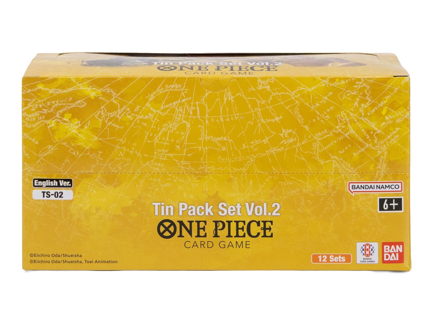 One Piece TCG: Volume 2 Tin Pack 12-Set Box | DA Card World One Piece TCG: Volume 2 Tin Pack 12-Set Box | DA Card World