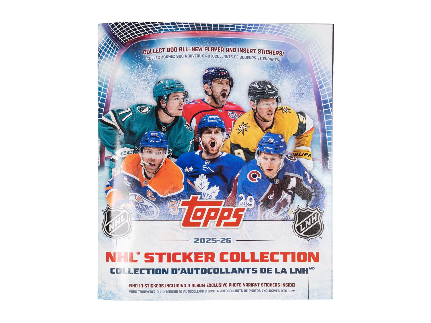 2025/26 Topps NHL Hockey Sticker Album | DA Card World