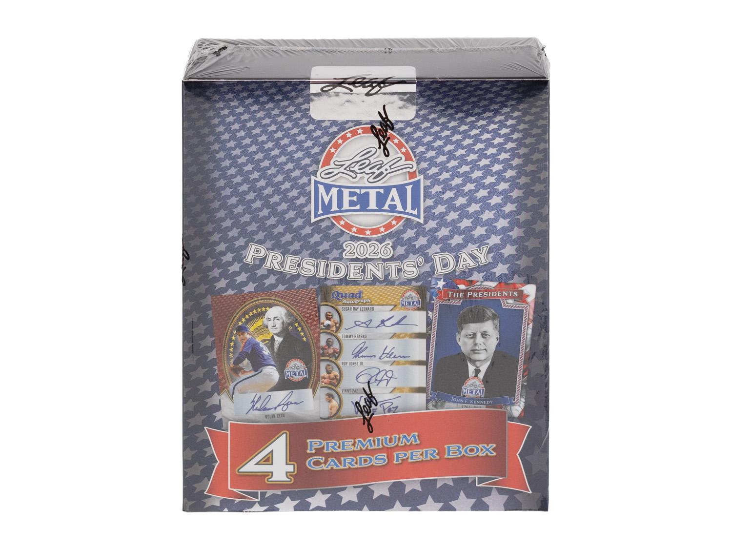 2026 Leaf Metal Presidents' Day Hobby Box | DA Card World