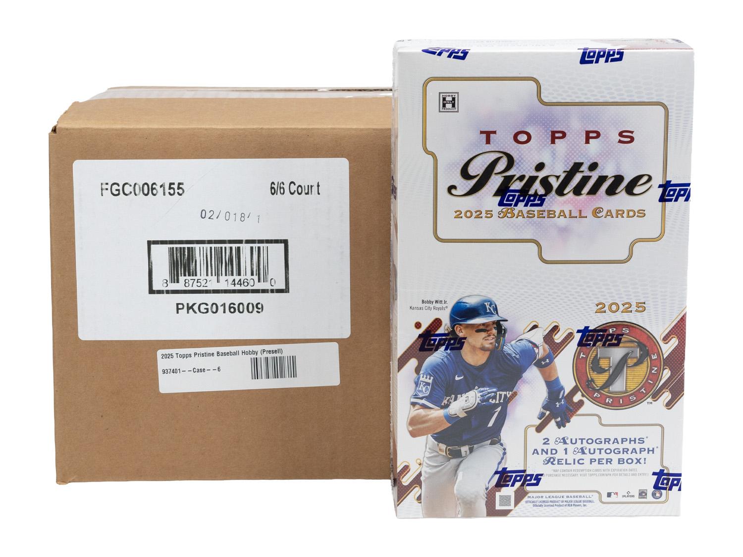 2025 Topps Pristine Baseball Hobby 6-Box Case | DA Card World