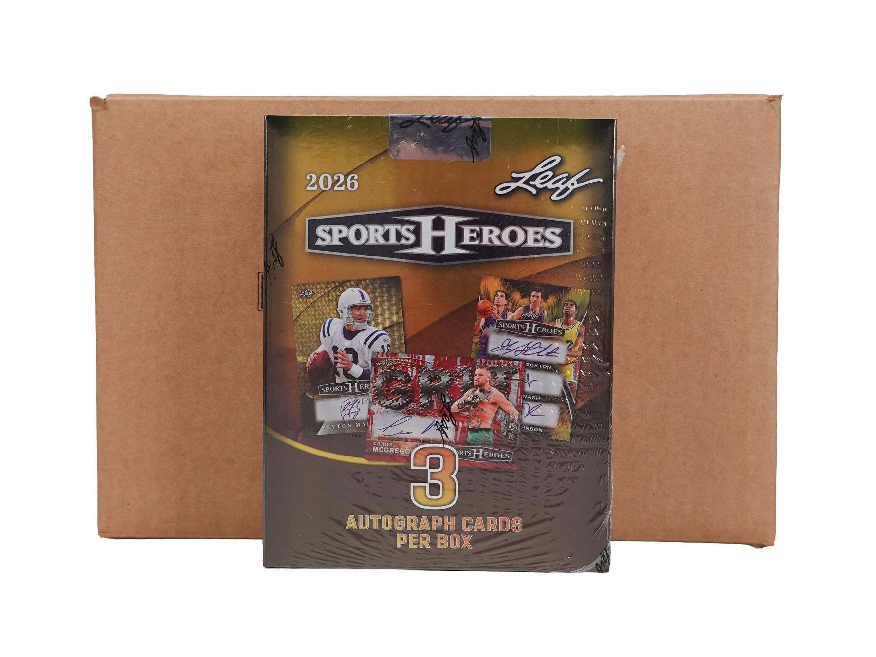 2026 Leaf Metal Sports Heroes Hobby 10-Box Case | DA Card World