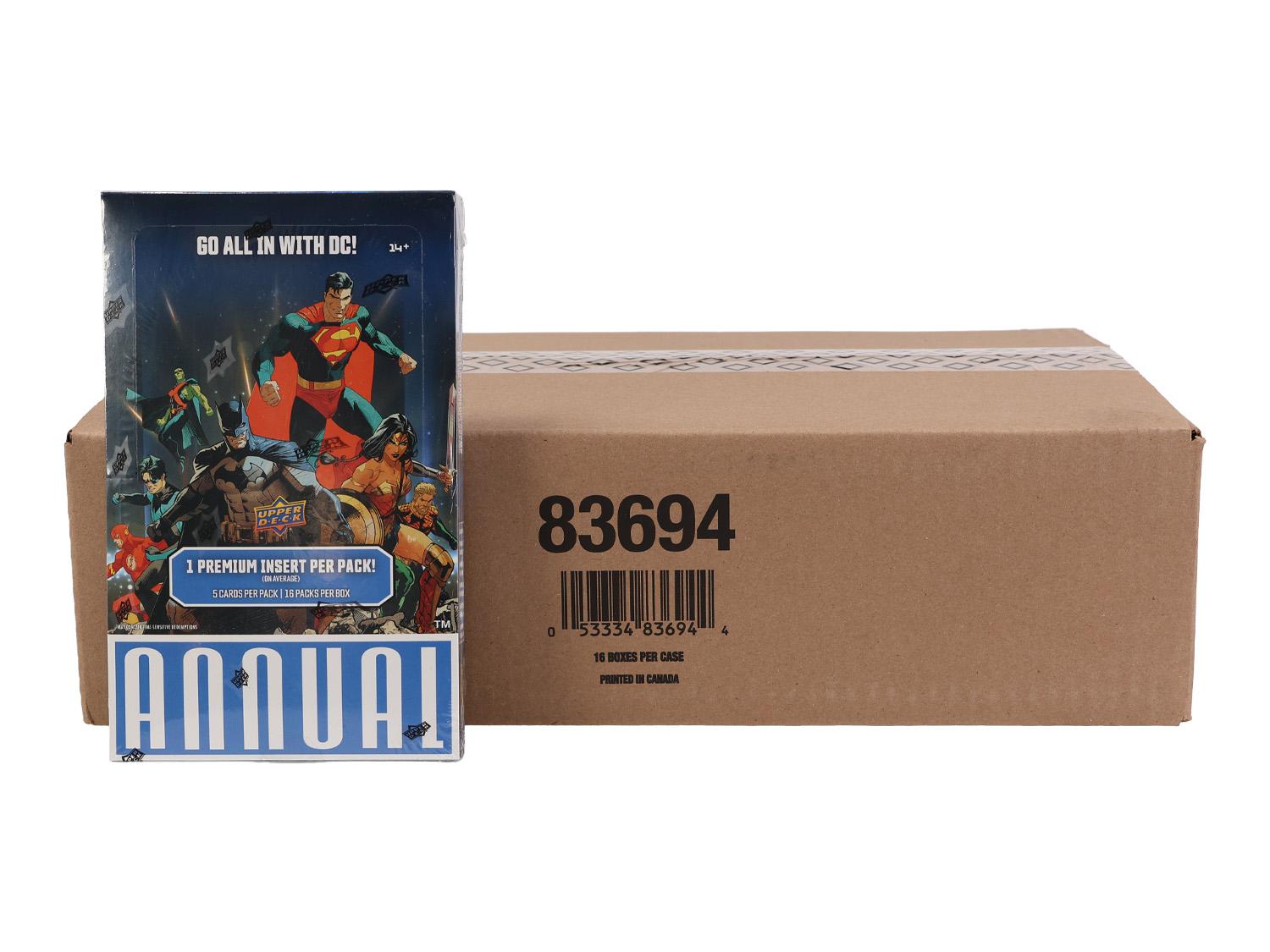 2024/25 Upper Deck DC Annual Hobby 16-Box Case (Presell) | DA Card