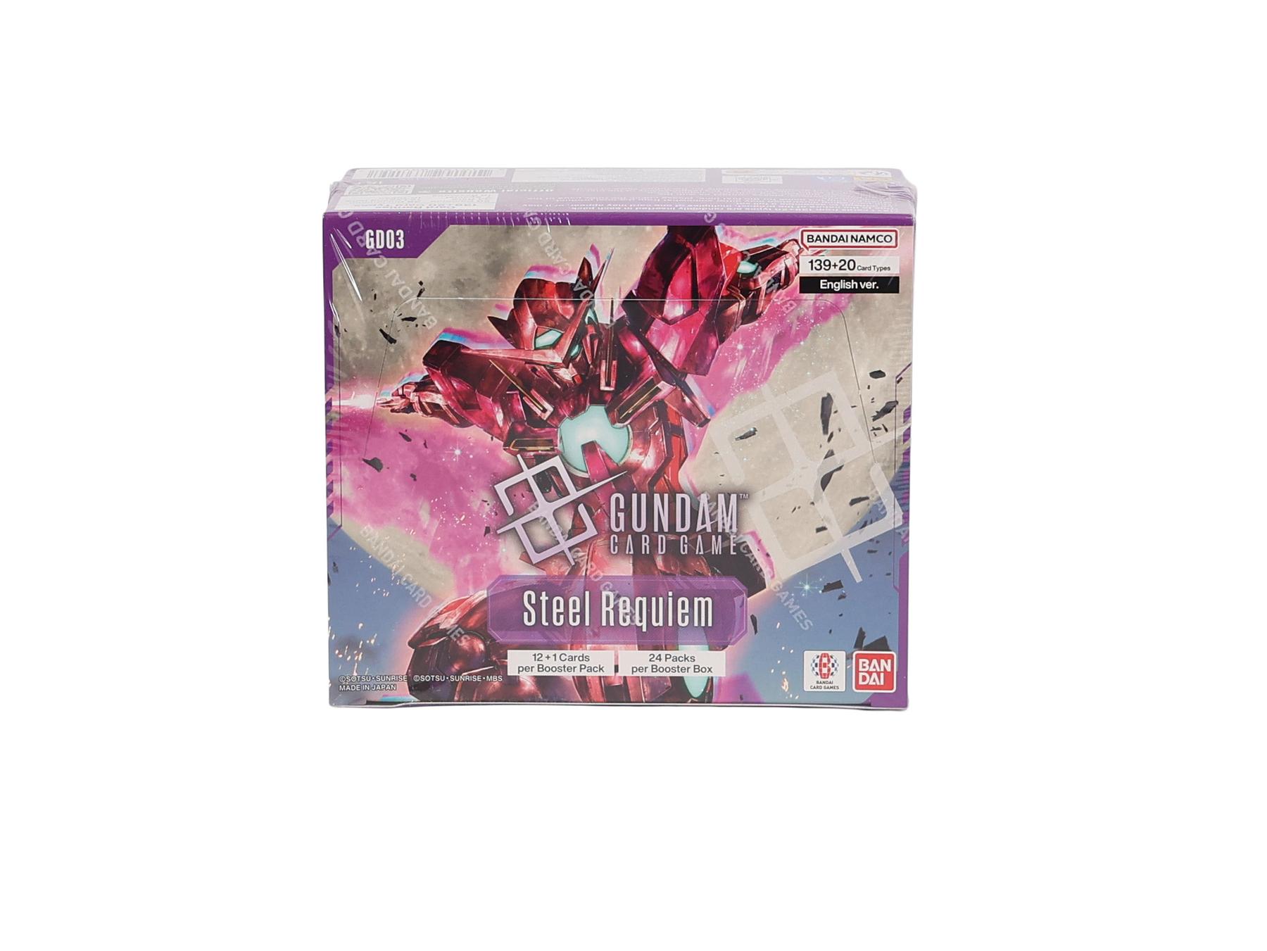 Gundam TCG Steel Requiem (GD03) Booster Box | DA Card World