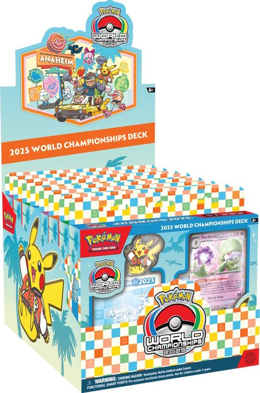 Pokemon 2025 World Championships Deck 6-Box Case (Presell) | DA