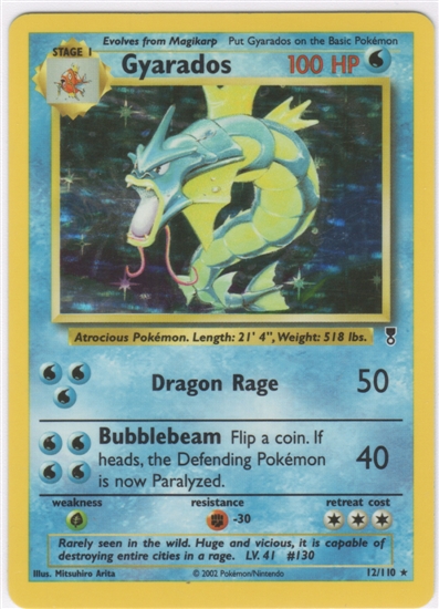 Pokemon Legendary Collection Single Gyarados 12/110 | DA Card World