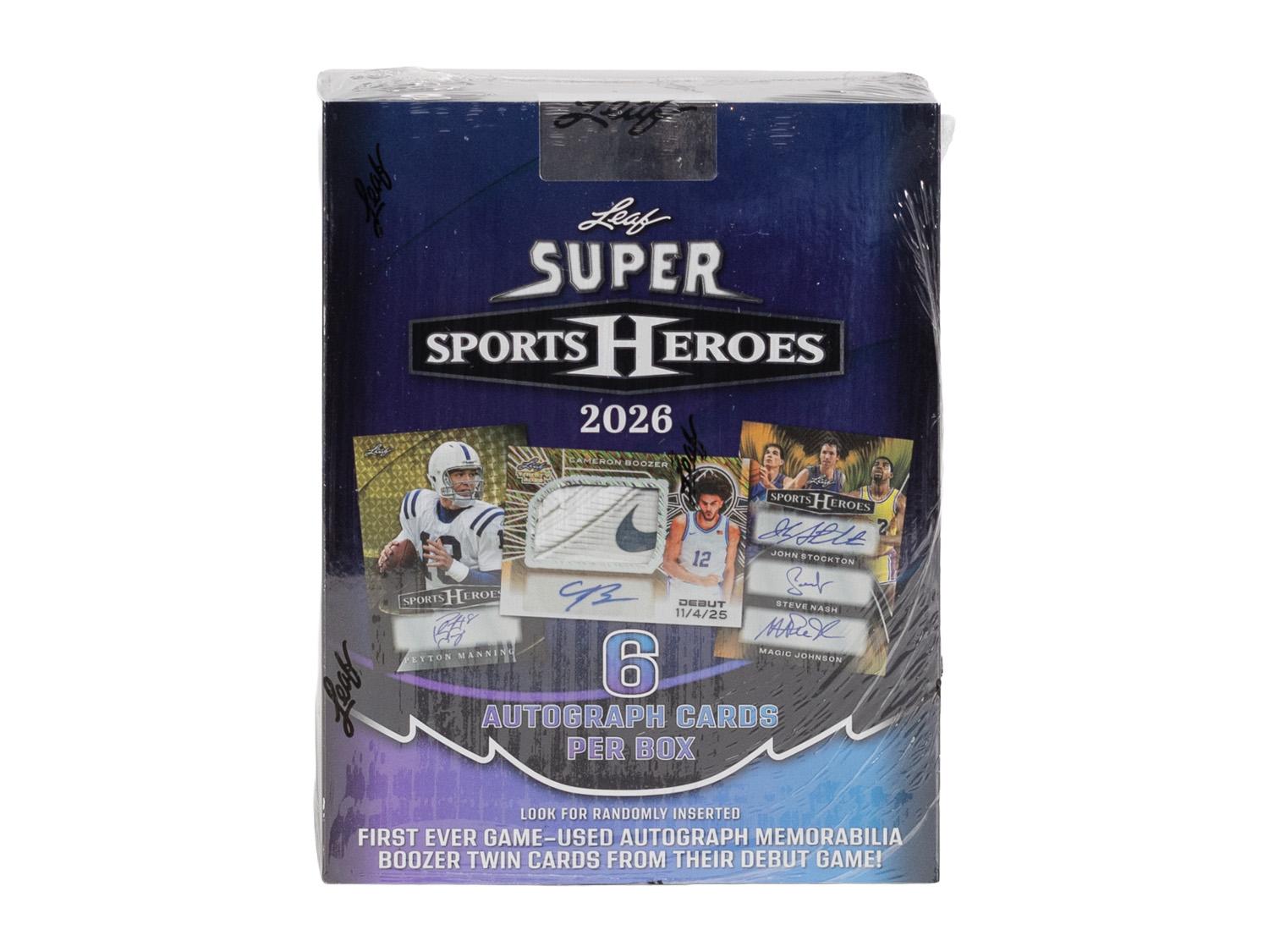 2026 Leaf Metal Super Sports Heroes Hobby Box | DA Card World