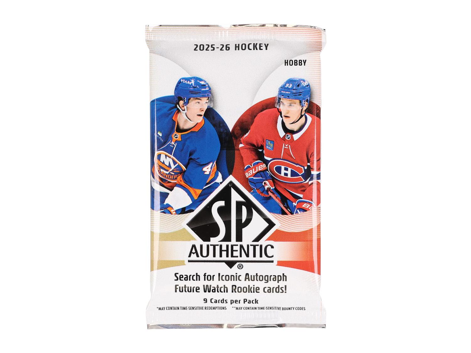 2025/26 Upper Deck SP Authentic Hockey Hobby Pack | DA Card World