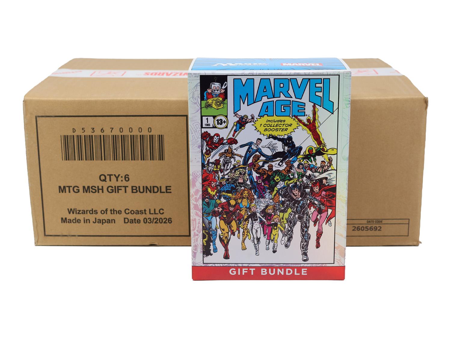 Magic the Gathering Marvel Super Heroes Gift Bundle 6-Box Case
