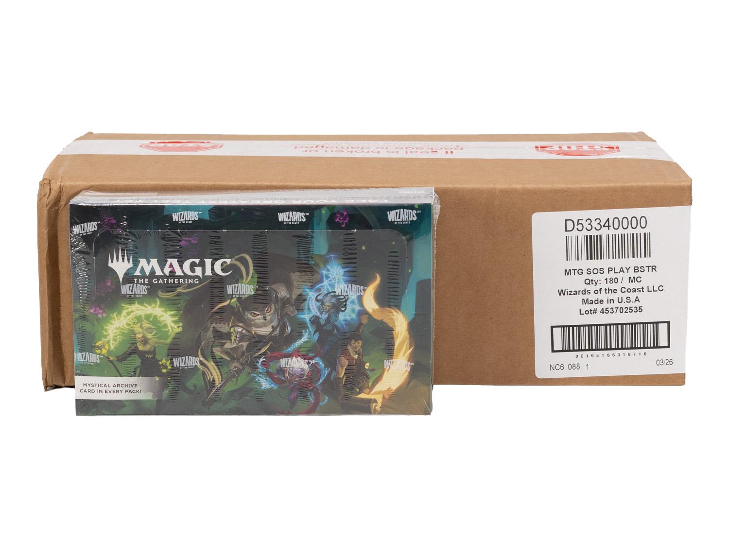 Magic the Gathering Secrets of Strixhaven Play Booster 6-Box Case