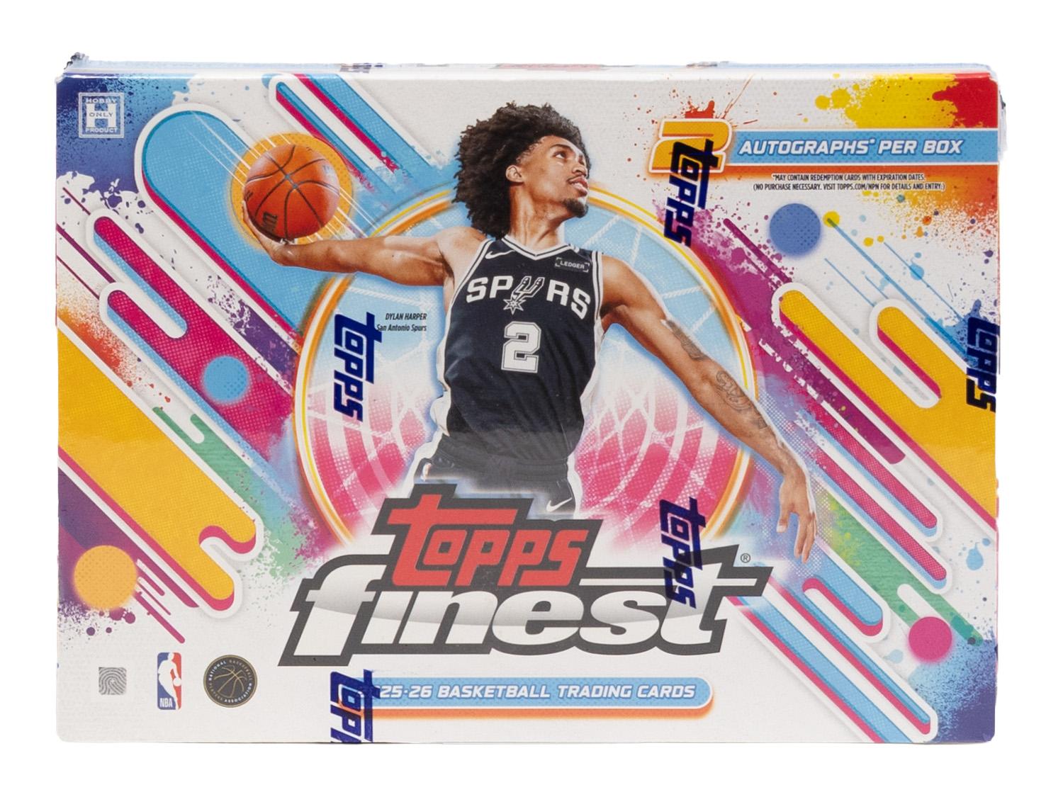 2025/26 Topps Finest Basketball Hobby Box | DA Card World