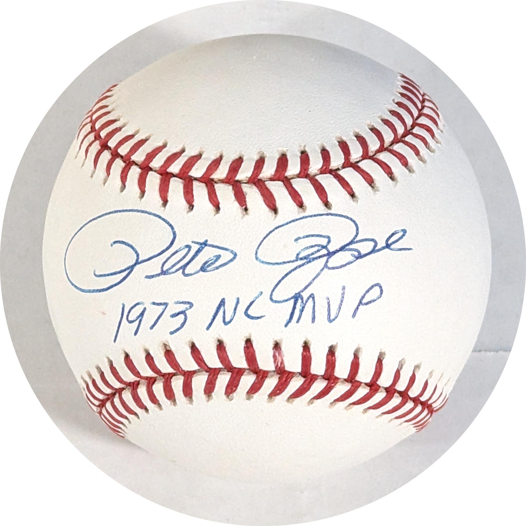 Pete Rose Autographed NL Coleman Baseball (1973 NL MVP) JSA CK
