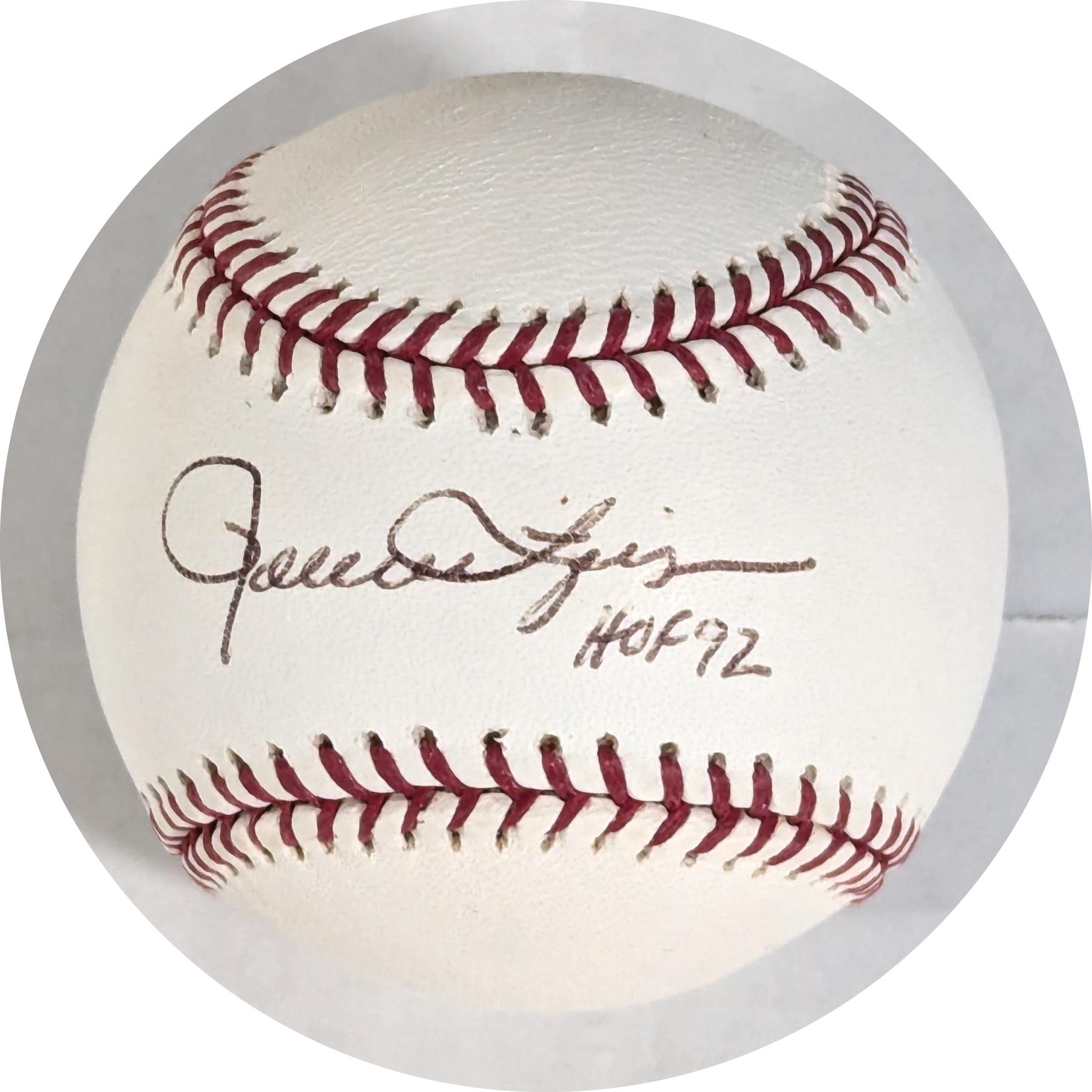 Rollie Reed Rollie Fingers Autographs OML Selig Baseball (HOF 92) JSA CK72930 (Reed ...