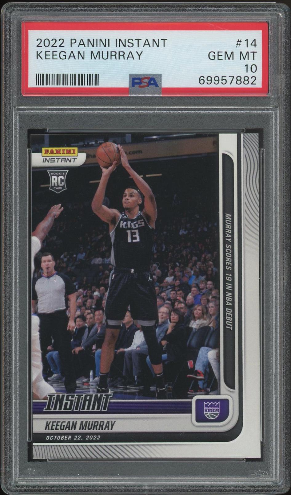 2022/23 Panini Instant Basketball #14 Keegan Murray Rookie /364