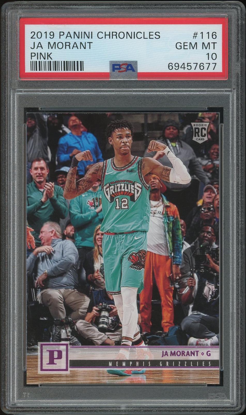 その他 Ja Morant PSA 10 Chronicle RC one of one 2019 PANINI CHRONICLES JA MORANT #165 ROOKIE GRIZZLIES RC PSA 10