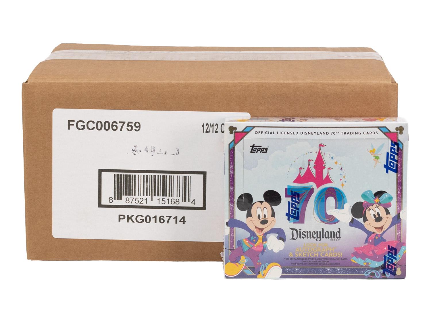 Topps Disney Disneyland 70周年記念トレカ BOX未開封 2025 Topps Disneyland 70th Anniversary - Value Box
