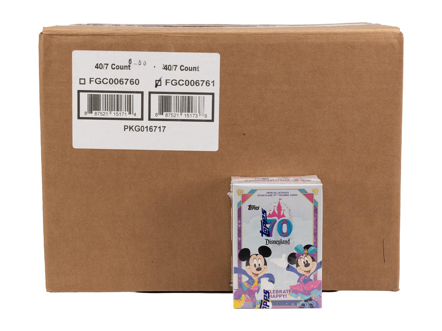 2025 Topps Disneyland 70th Anniversary Blaster 40-Box Case | DA