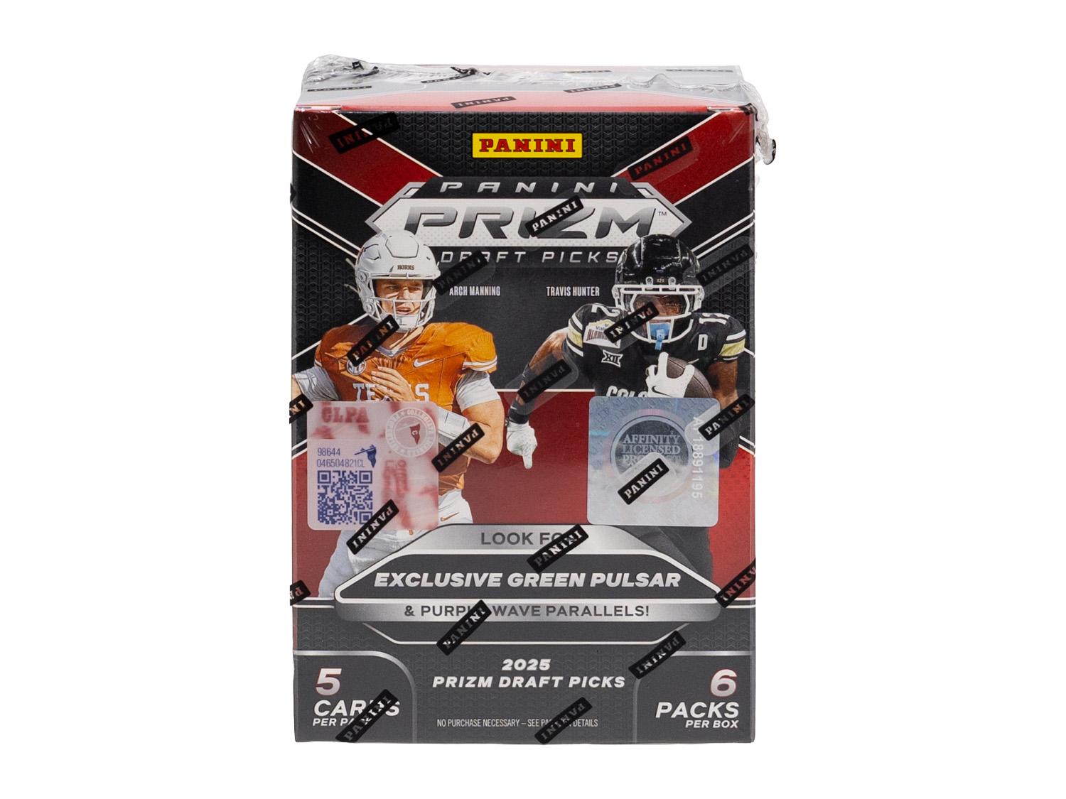 2025 Panini Prizm Draft Picks Football 6-Pack Blaster Box | DA