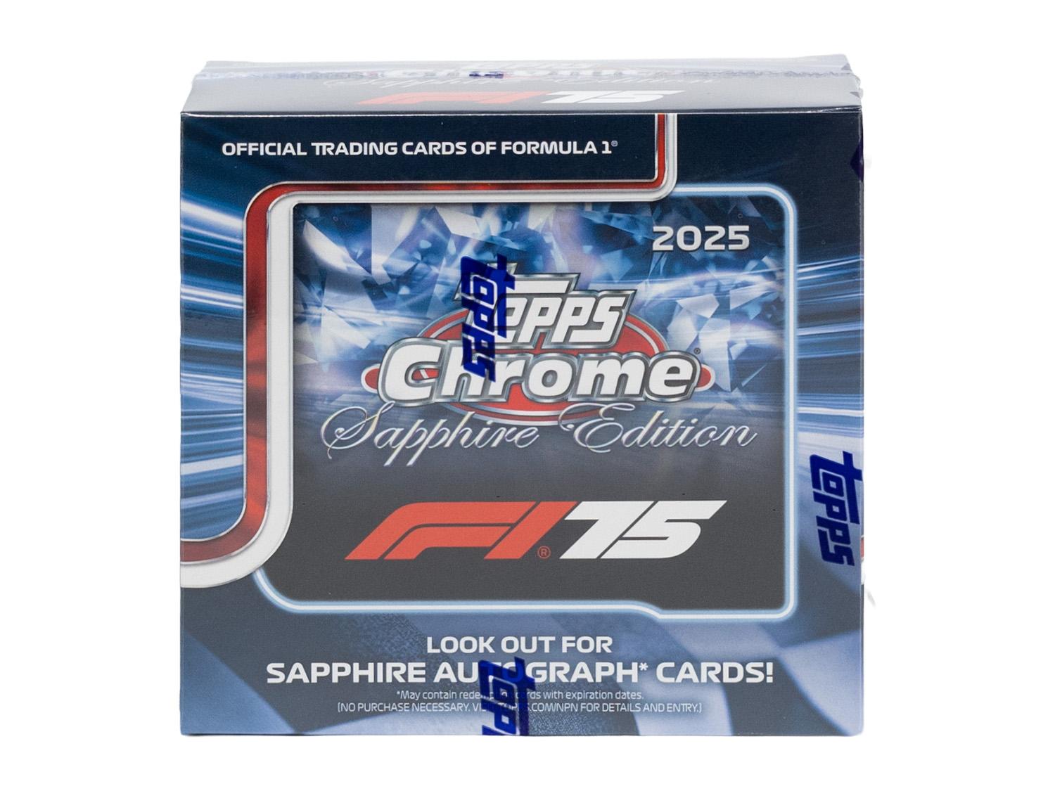 2025 Topps Chrome F1 Formula 1 Sapphire Edition Box | DA Card World