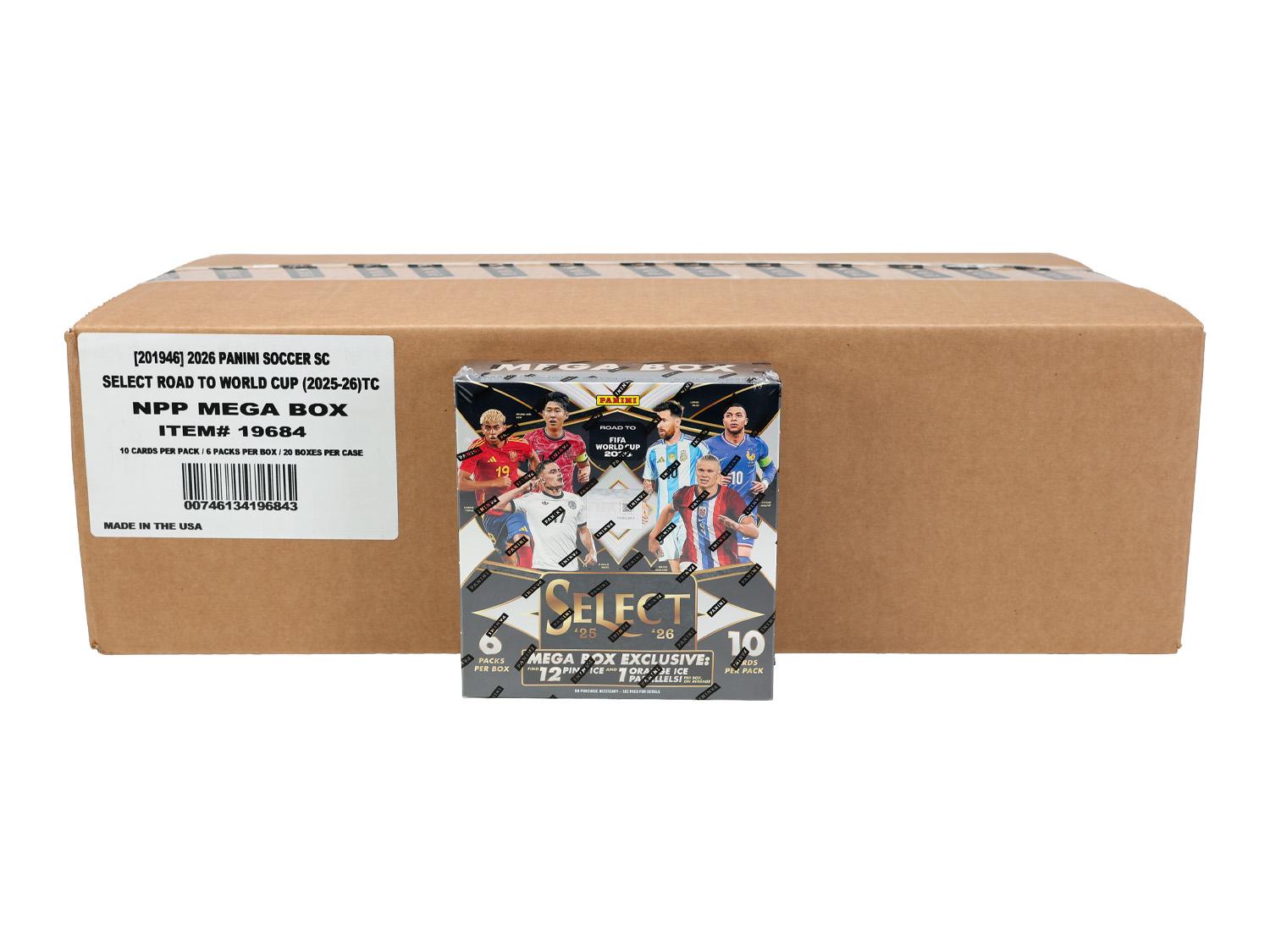 2025/26 Panini Select Road to FIFA World Cup Soccer Mega 20-Box