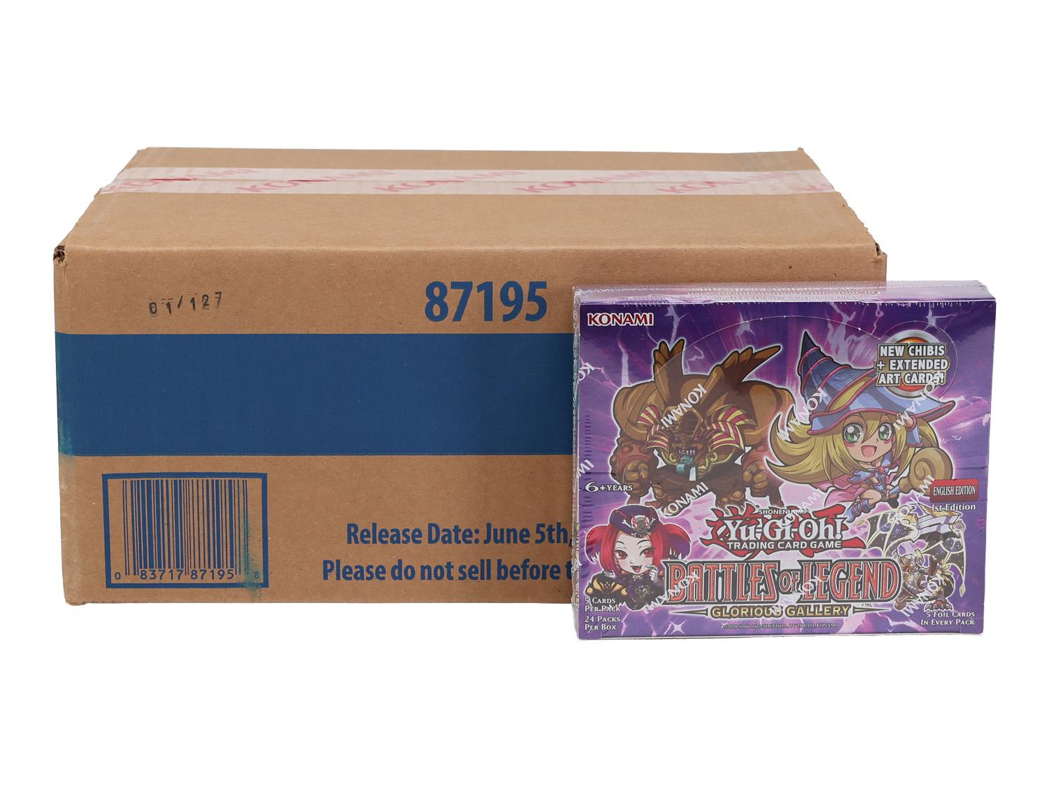 Yu-Gi-Oh Battles of Legend: Glorious Gallery Booster 12-Box Case