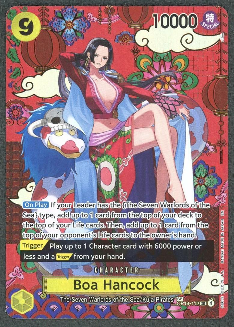 One Piece TCG: Boa Hancock - OP14-112 (SP) - The Azure Sea's Seven