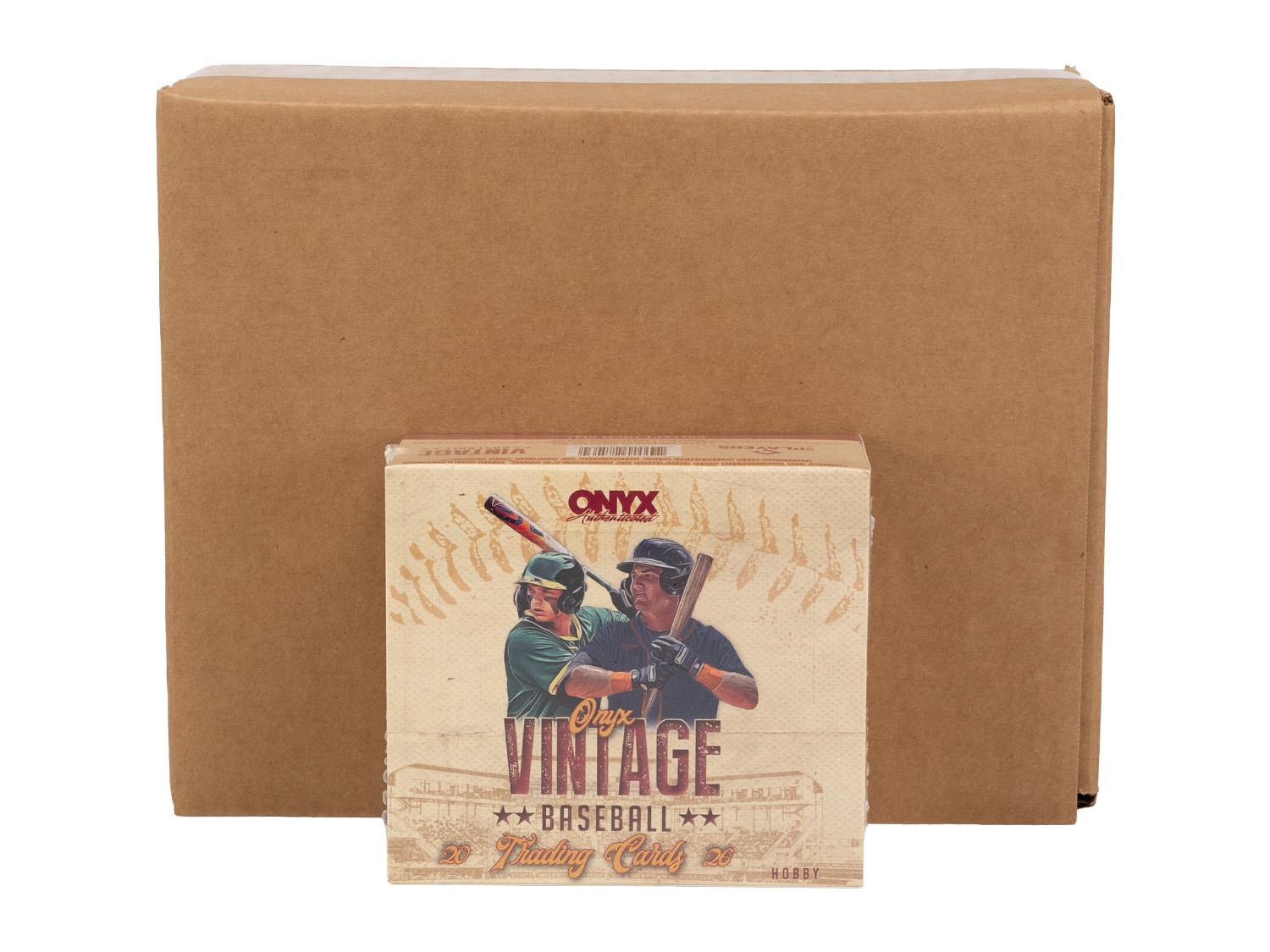 ヴィンテージ　レターボックス 2026 Onyx Vintage Baseball Hobby 6-Box Case | DA Card World