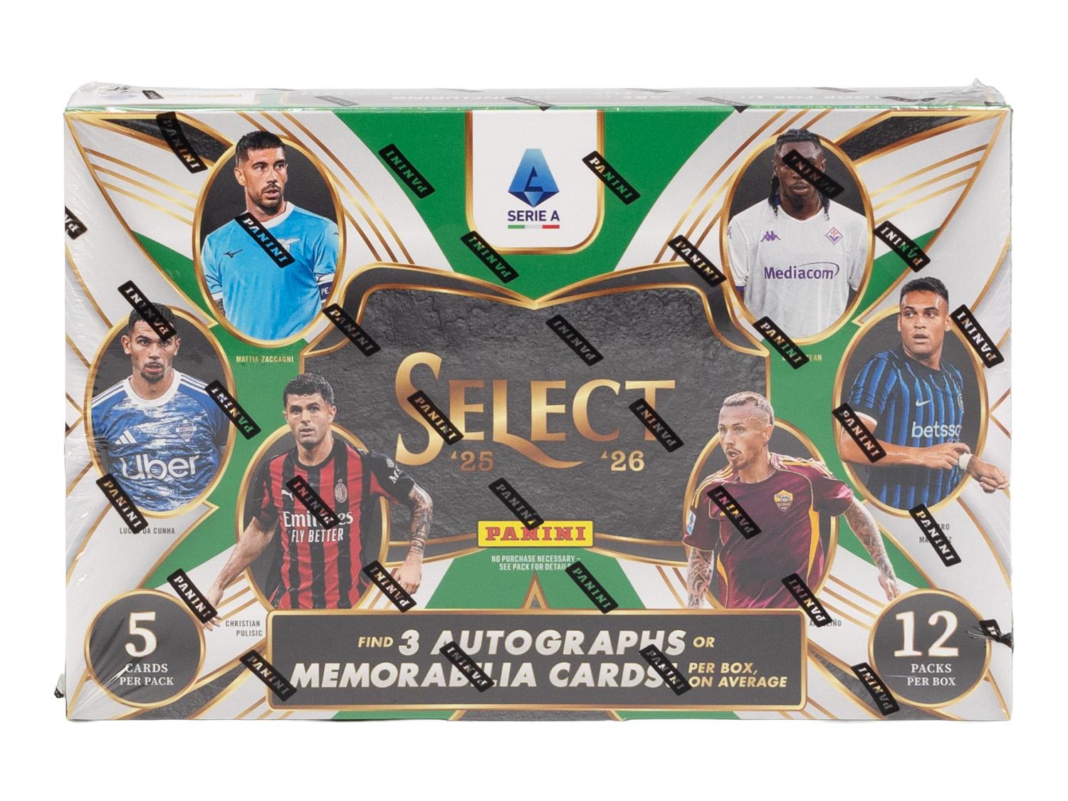 2025/26 Panini Select Serie A Soccer Hobby Box | DA Card World