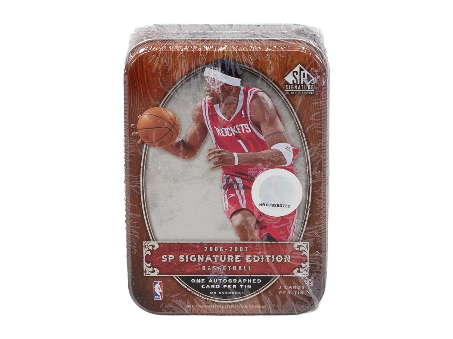 2006/07 Upper Deck SP Signature Basketball Hobby Box (Tin) (Tracy