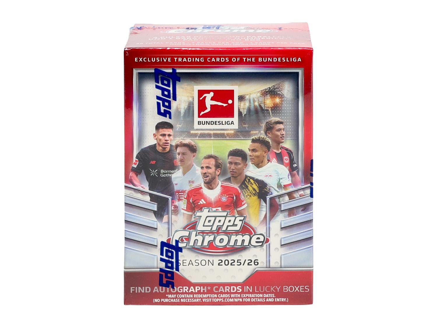2025/26 Topps Chrome Bundesliga Soccer Blaster Box | DA Card World