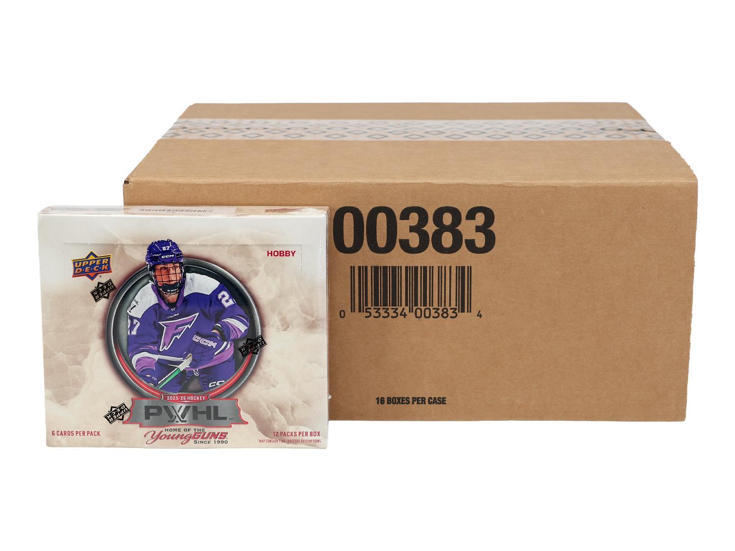 2025/26 Upper Deck PWHL Hockey Hobby 16-Box Case | DA Card World 2025/26 Upper Deck PWHL Hockey Hobby 16-Box Case | DA Card World