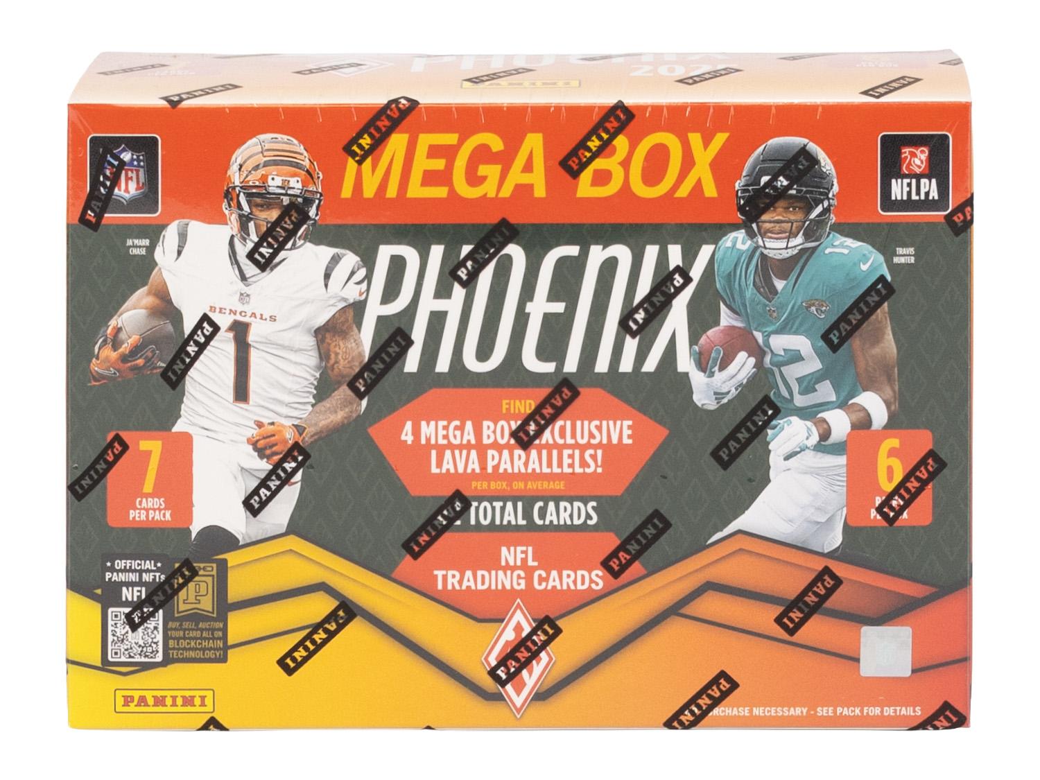 2025 Panini Phoenix Football Mega Box (Lava Parallels!) | DA Card