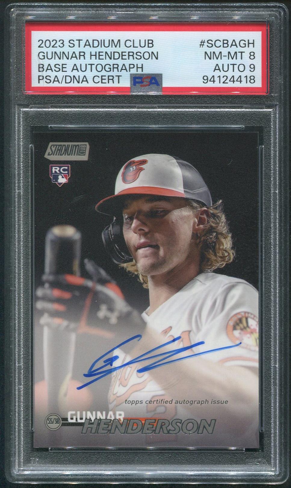 2023 Topps Stadium Club Baseball #SCBAGH Gunnar Henderson 2023 Topps Stadium Club Baseball #SCBAGH Gunnar Henderson