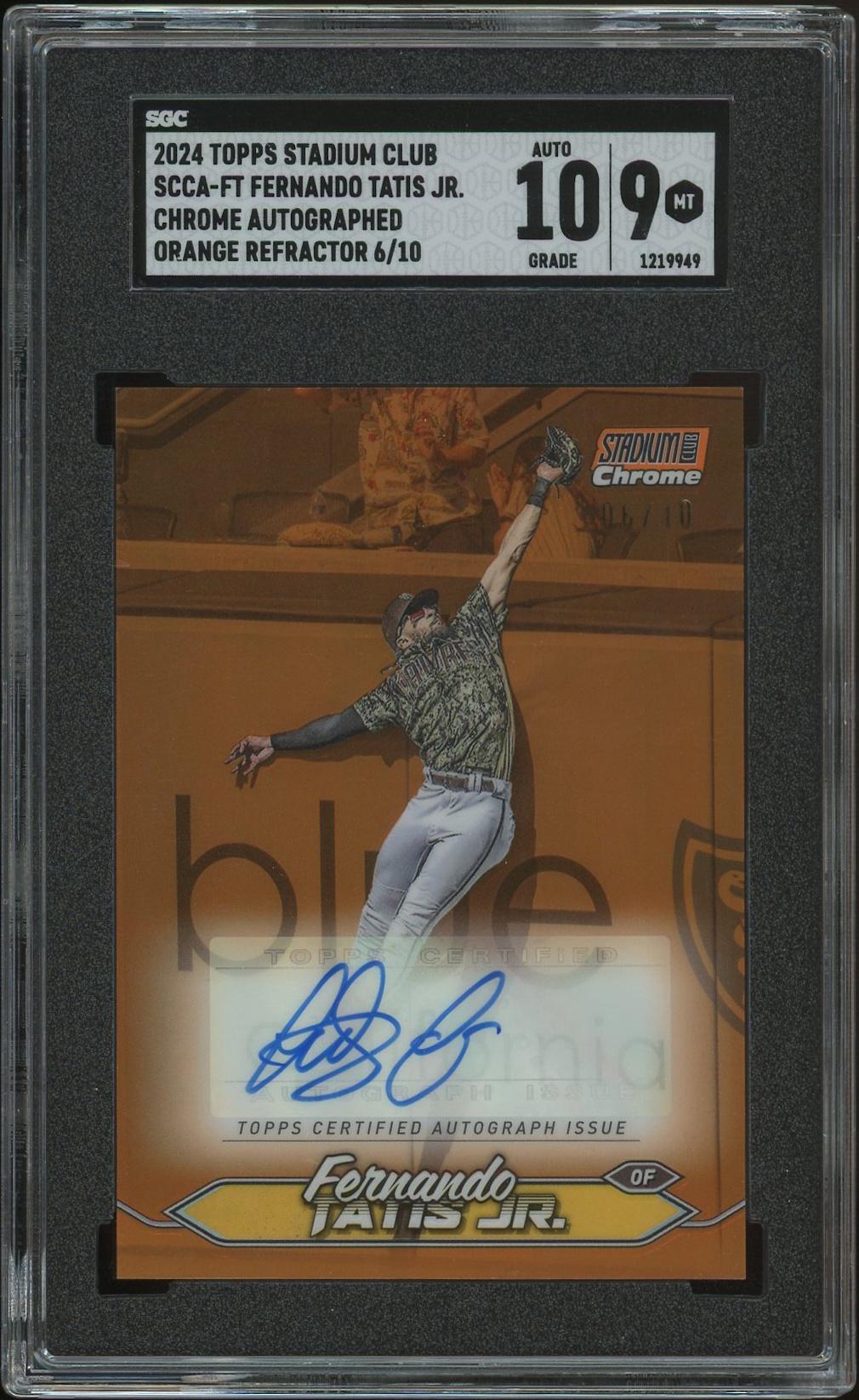 2024 Topps Stadium Club Chrome #SCCAFT Fernando Tatis Jr. Orange