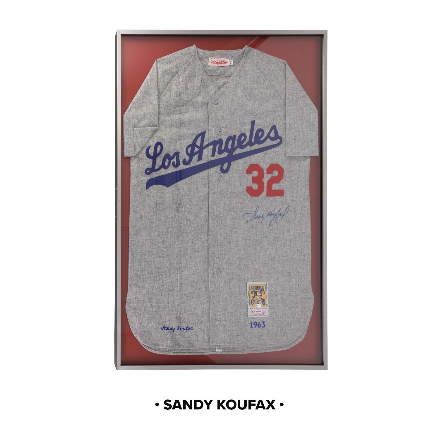 Sandy Koufax 3'x2.25' Framed Signed Autographed Los Angeles