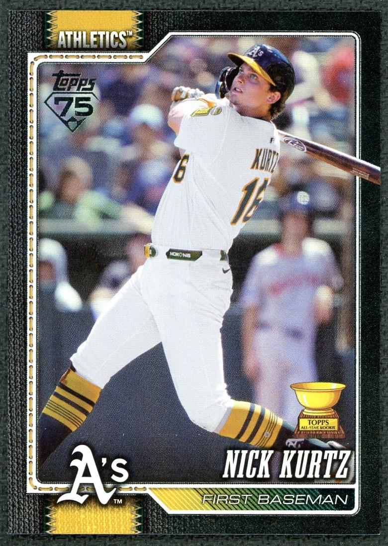 2026 Topps Series 1 Nick Kurtz Black Holo Foil /10 #97 | DA Card World