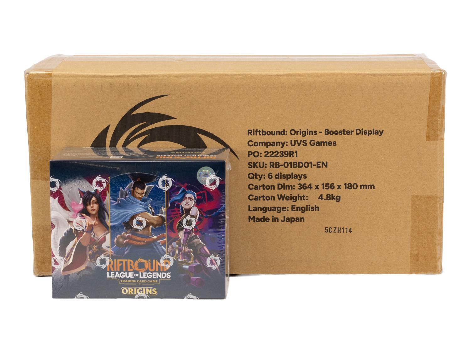 riftbound booster box case LOL TCG SpiritForged Collectible Card Game COLLECTION REALM League of Legends TCG Riftbound: League of Legends TCG: