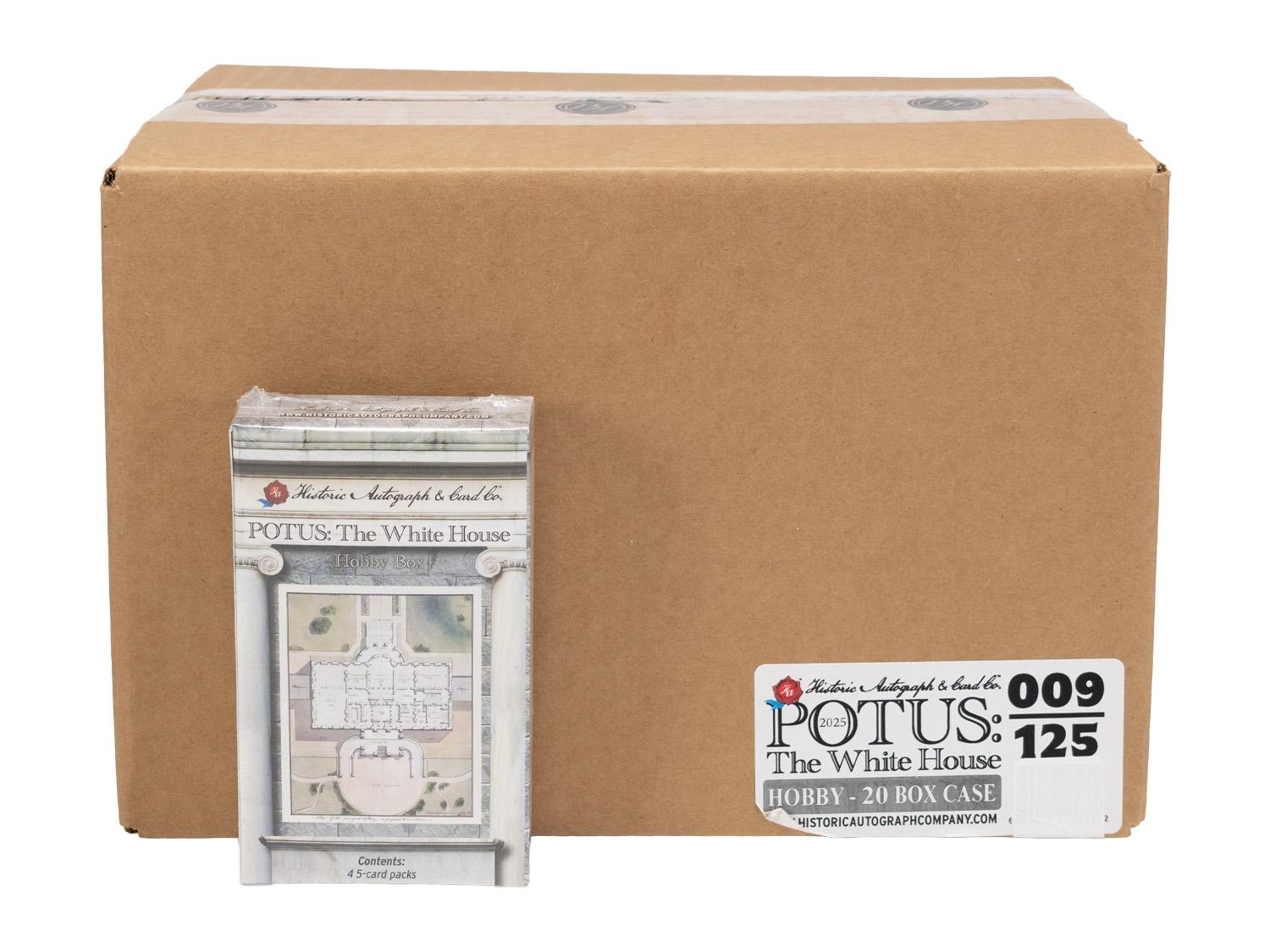 2025 Historic Autographs POTUS: The White House Hobby 20-Box Case 
