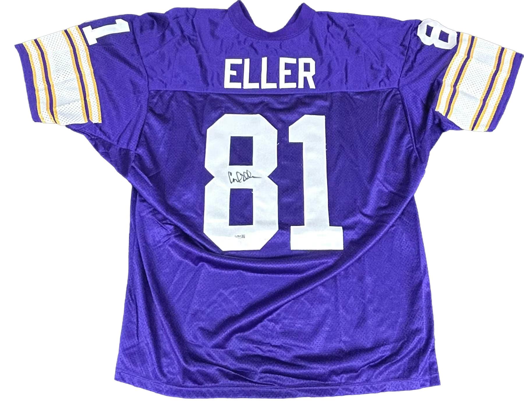 NFL Carl Eller ミネソタ バイキングス 直筆サイン入りユニフォーム Carl Eller Minnesota Vikings Autographed Replica Jersey JSA