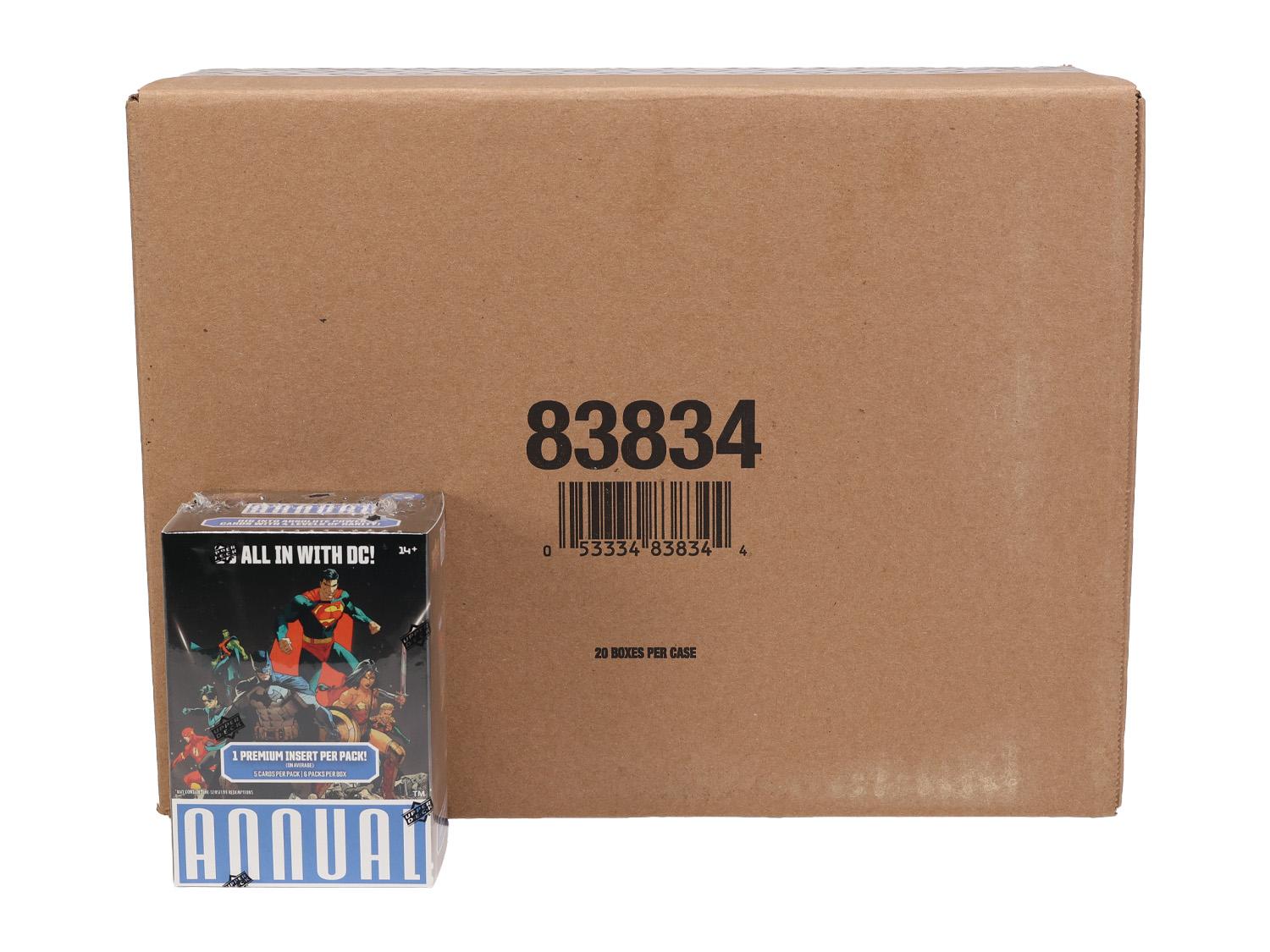 2024/25 Upper Deck DC Annual Blaster 20-Box Case | DA Card World