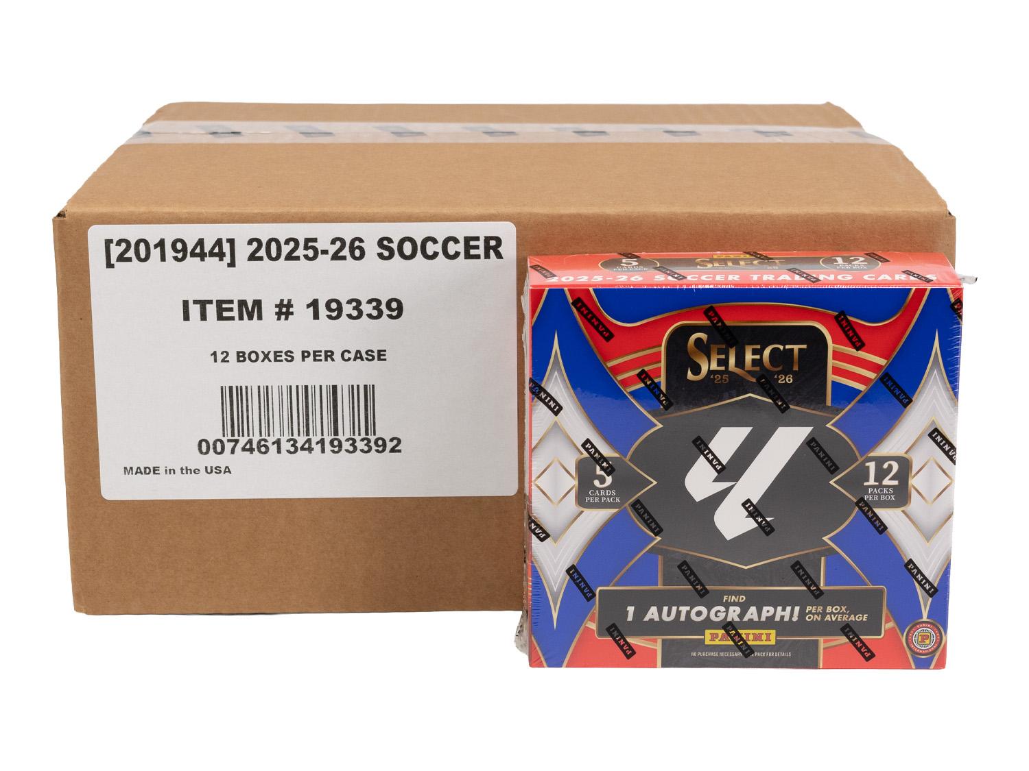 2025/26 Panini Select La Liga Soccer Hobby International 12-Box