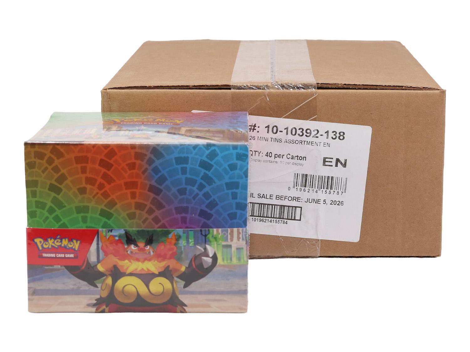 Pokemon Lumiose City Mini Tin 4-Box Case (Presell) | DA Card World