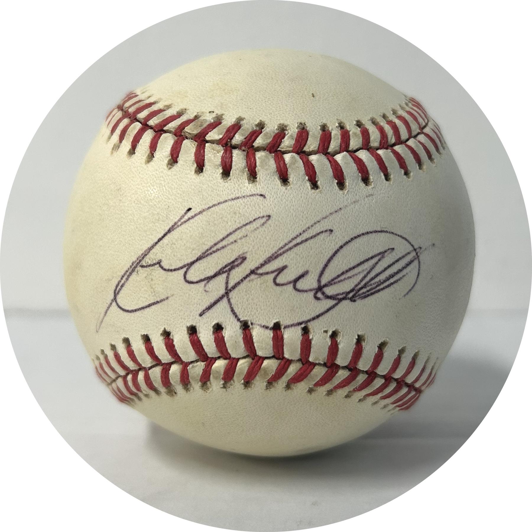 Kirby Puckett Autographed AL Brown Baseball JSA ZZ55433 (Reed Buy