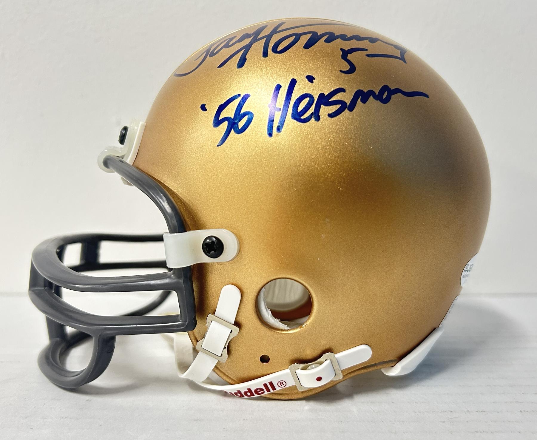 Paul Hornung Autographed Fighting Irish Mini Helmet (56 Heisman) JSA ...